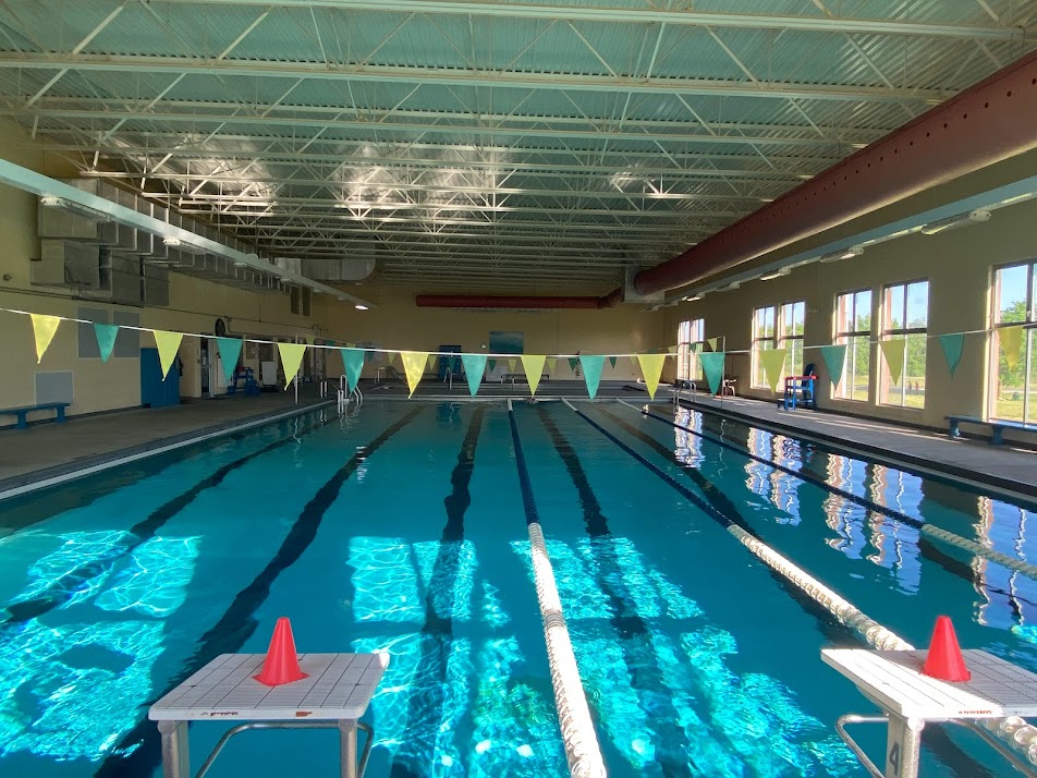 aquatics center lap pool